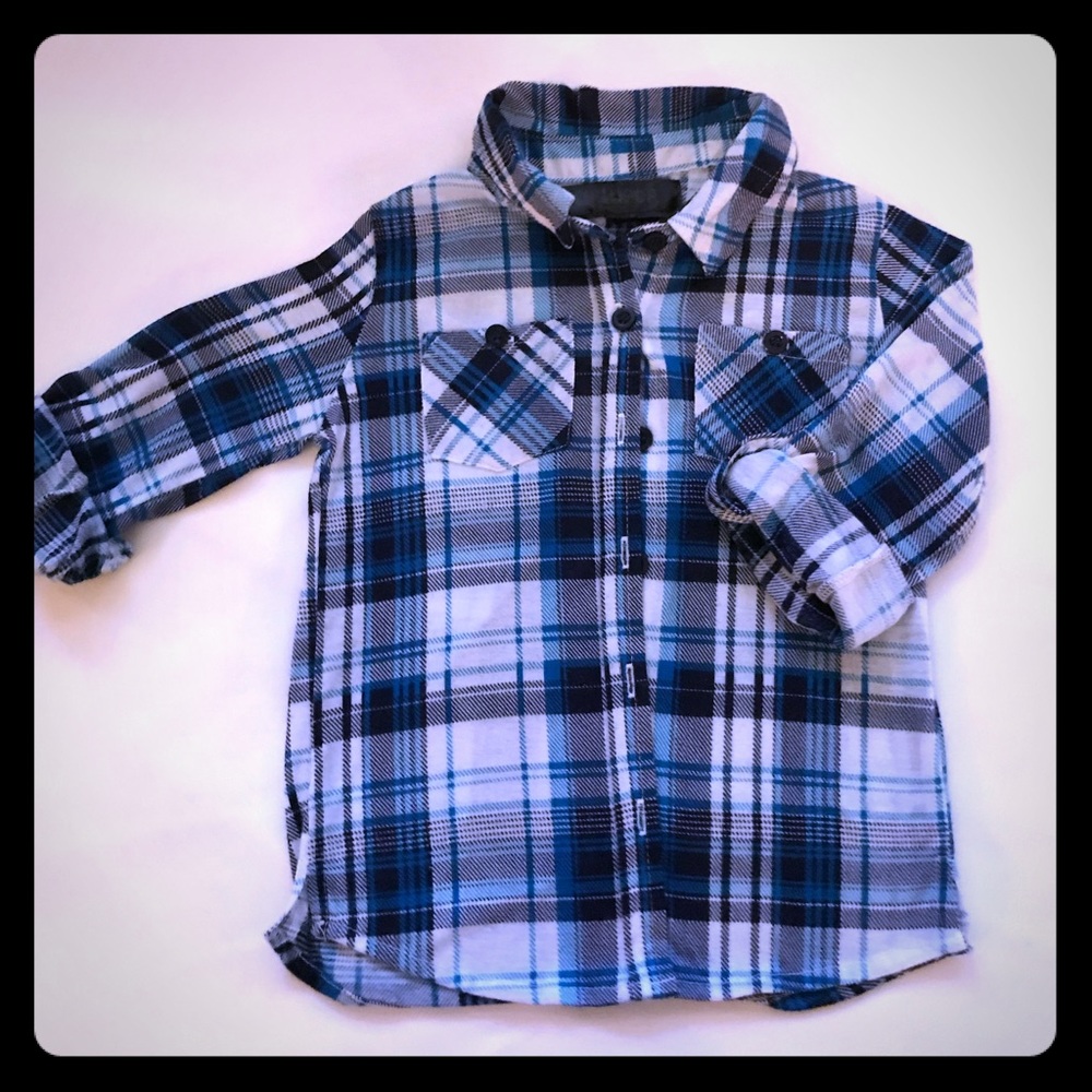 Girls Flannel Top